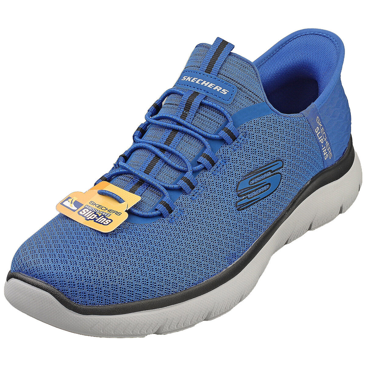 Skechers Blu Nero Slip-ins Summits Vegan Uomo - 47.5 EU