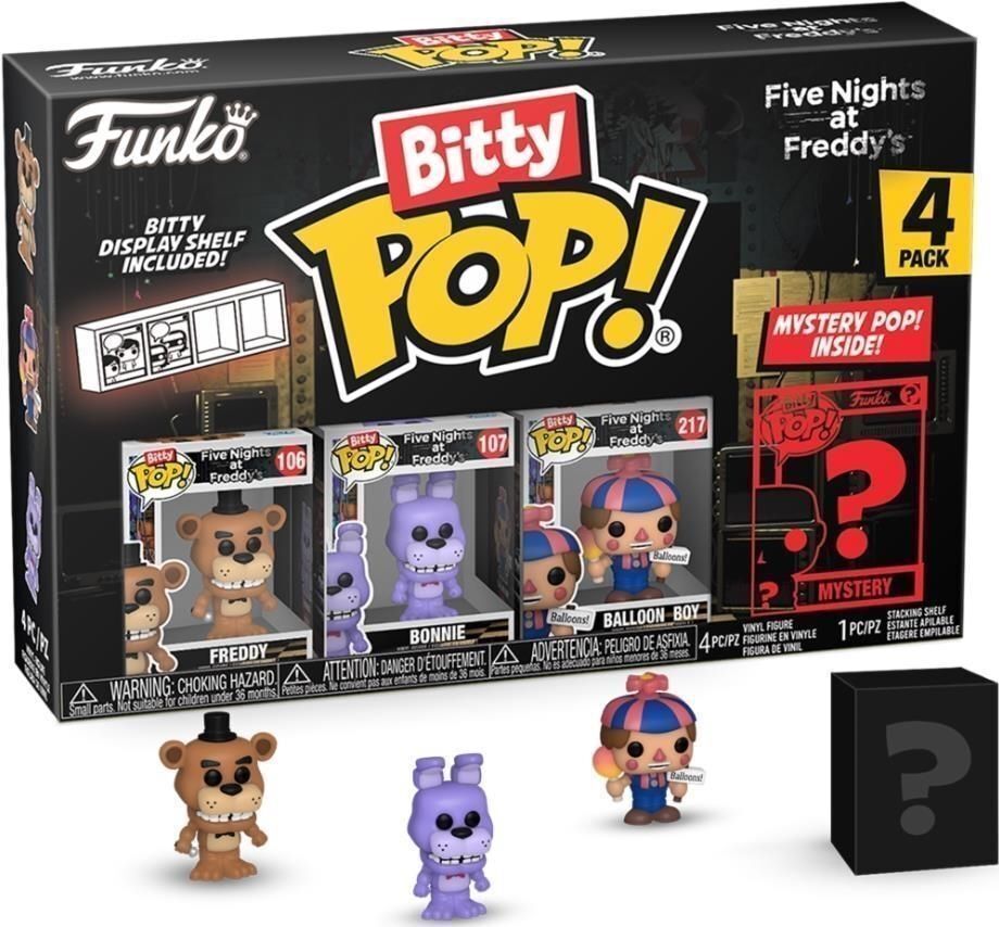 7838730 Merchandising Five Nights At Freddie'S: Funko Bitty Pop - Freddy 4Pk