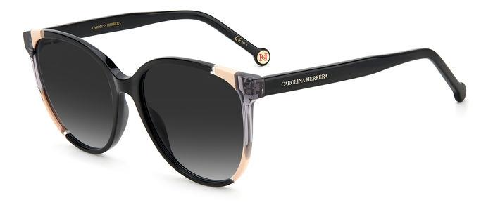 Occhiali da Sole Carolina Herrera Ch 0063/S KDX (9O) Nero / Grey Gradiente Pinza