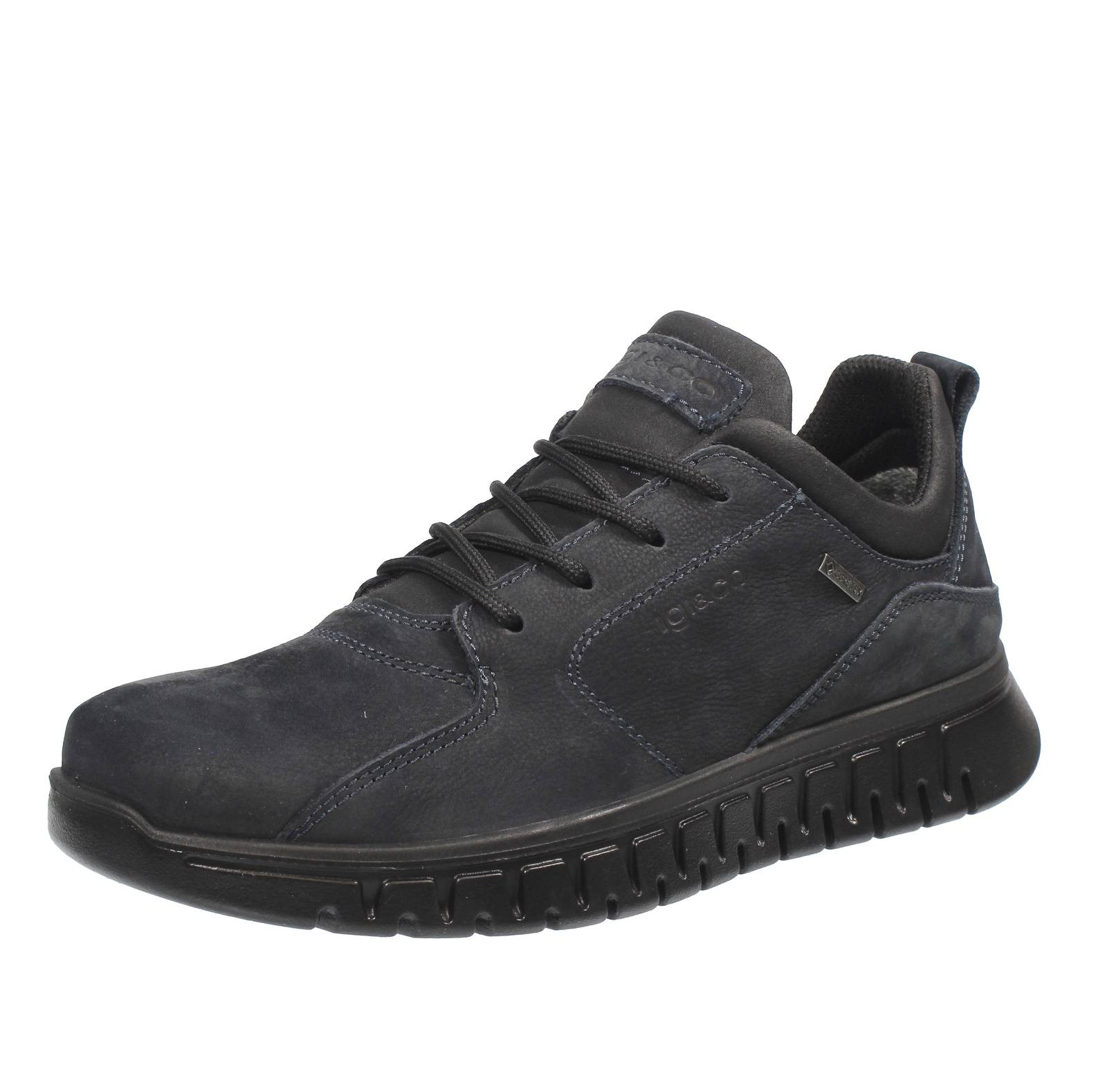 Igi & Co Edo - Sneakers In Pelle E Goretex Blu - Taglia 44 [28cm] Scarpe Uomo