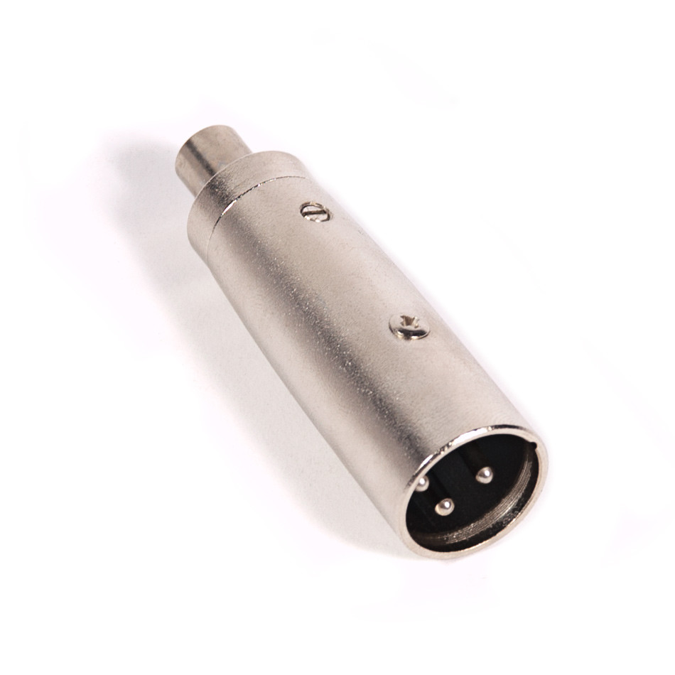 *Zs- Adattatore AUDIO CANNON XLR MASCHIO to RCA FEMMINA / Mono