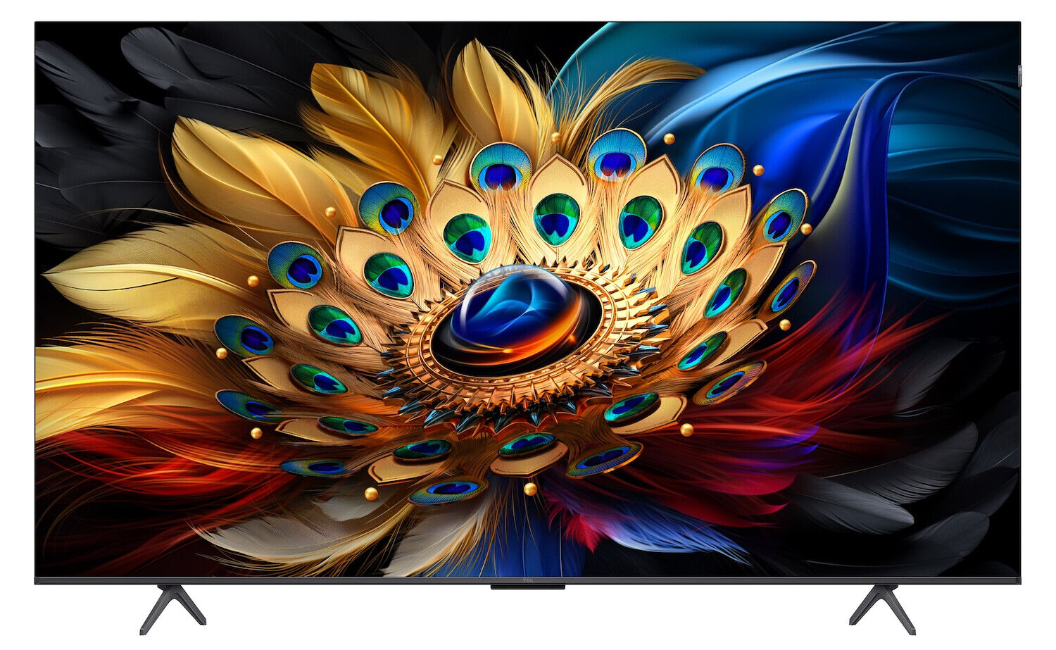 TCL Smart TV 55" 4K UHD QLED Google TV Dolby Vision Classe F Titanio 55C69B