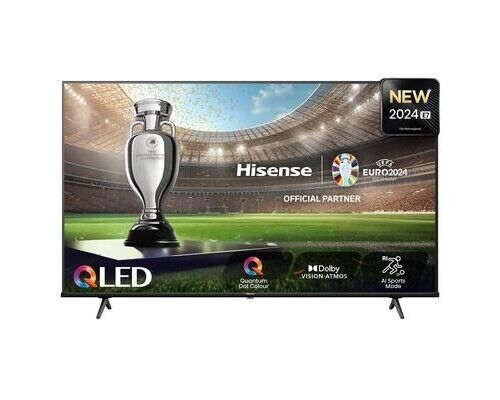 Smart TV 55" 4K UHD QLED Vidaa DVBT2/C/S2 Classe E Wi-Fi Nero 55E79NQ HISENSE
