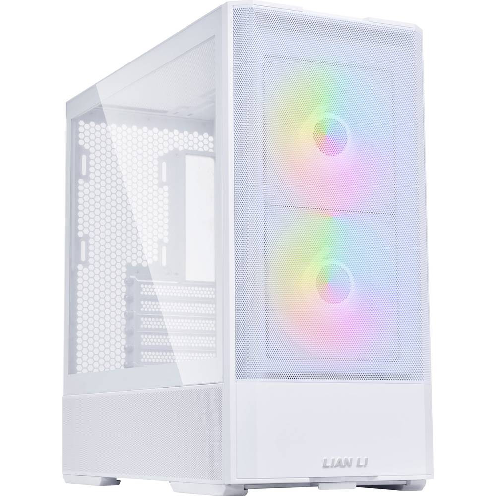 Lian Li LANCOOL 207 Tempered Glass Midi-Tower PC Case Bianco