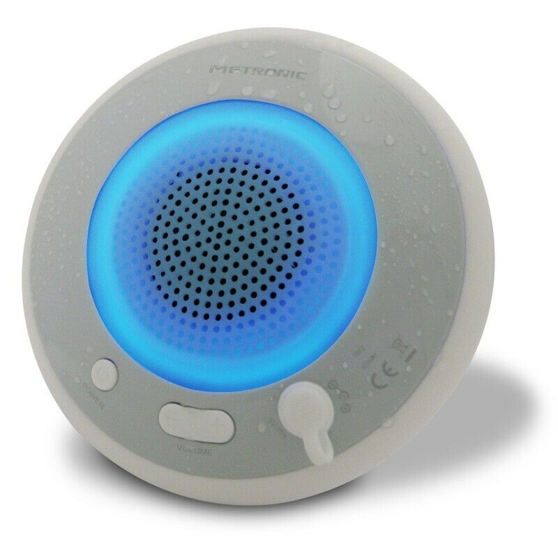 Speaker Splash Bluetooth waterproof con effetti luminosi - Bianco