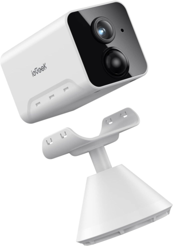 ieGeek Telecamera WiFi Interno a Batteria Videocamera Wireless 100% Senza...