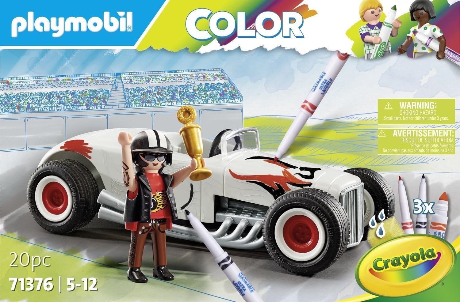 Playmobil: 71376 Playmobil Color: Auto Da Corsa -
