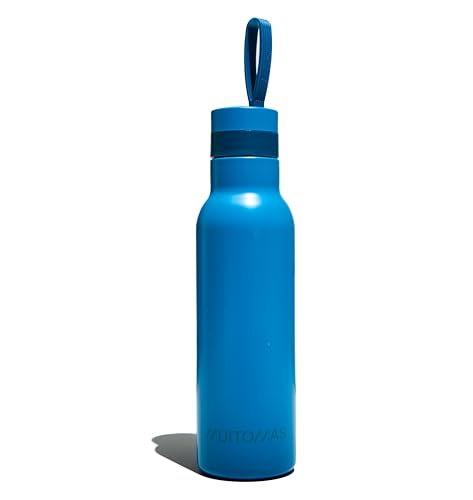 Muitomas, Borraccia Termica 500Ml, Borraccia Termica Leggera E Portatile In Acciaio, Borraccia Termica Design Elegante Con Chiusura Ermetica, Colore B