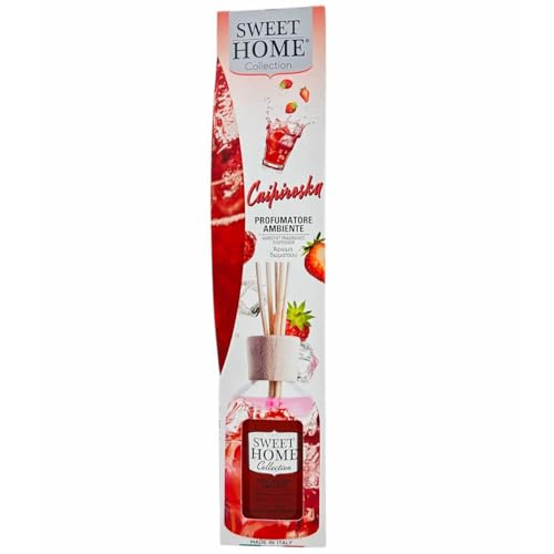 Suarez Sweet Home Collection Cocktail Profumatore Ambiente Bastancini Olio Essenziale Profumato Diffusore Casa 100 Ml (Caipriroska, 1 Unità)