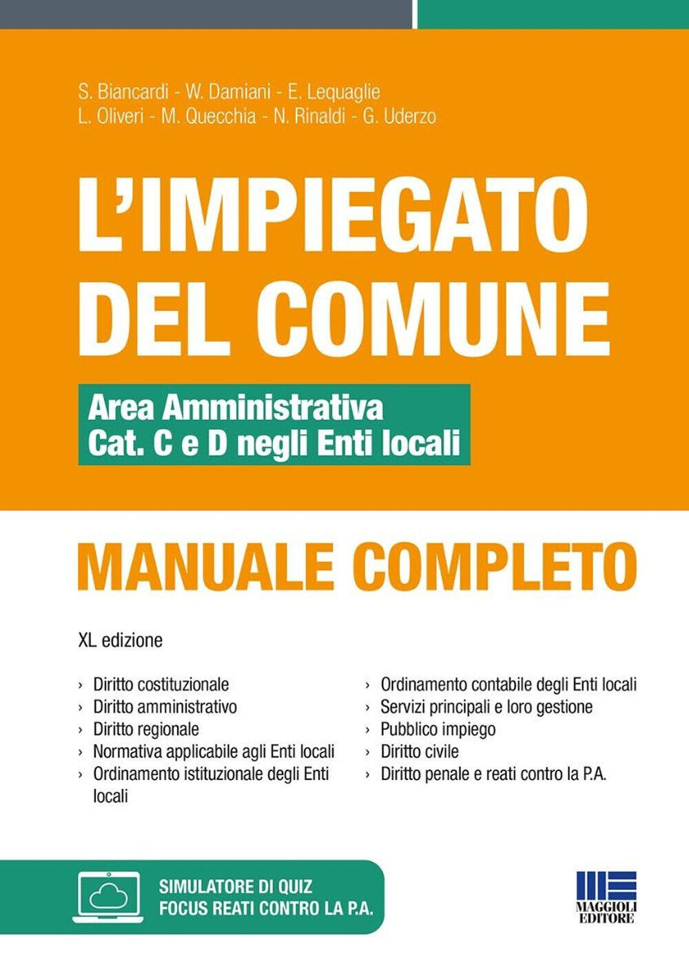 L'impiegato del Comune. Area amministrativa Cat. C e D negli Enti locali. ...