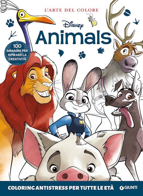 DISNEY ANIMALS - COLORING ANTISTRESS PER TUTTE LE ETA'  - WALT DISNEY - DISNEY