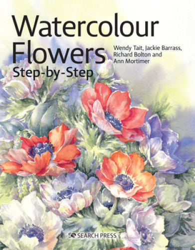 Watercolour Flowers Step-by-Step (Painting Step-by-Step) by Tait, Wendy