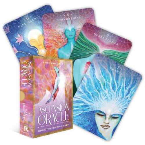 Ascension Oracle: Connect to Your Sacred Light (36 Gilded Cards and 104-Page