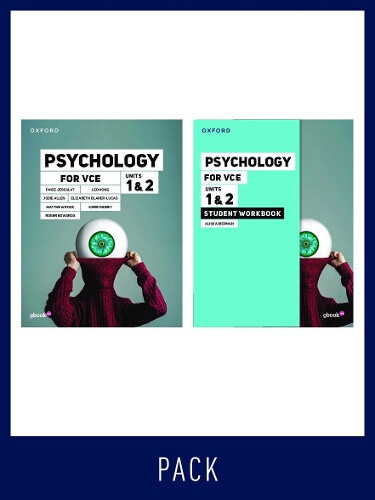 Psychology for VCE Units 1 & 2 Student pack (Student Book+Student Workbook):