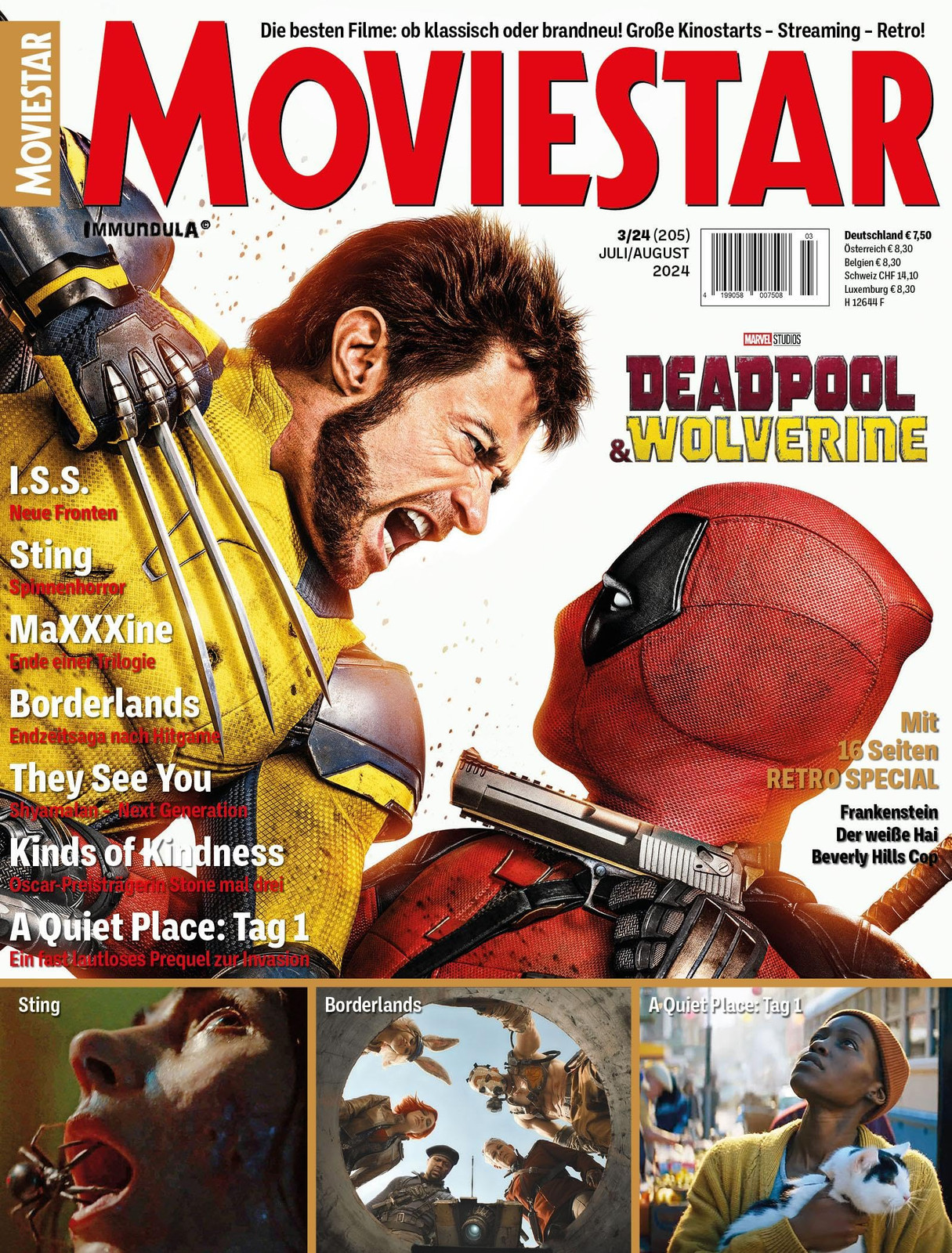 Björn Sülter Peter Osterie MOVIESTAR: Ausgabe Juli/August 2024 (#205 (Broschre)