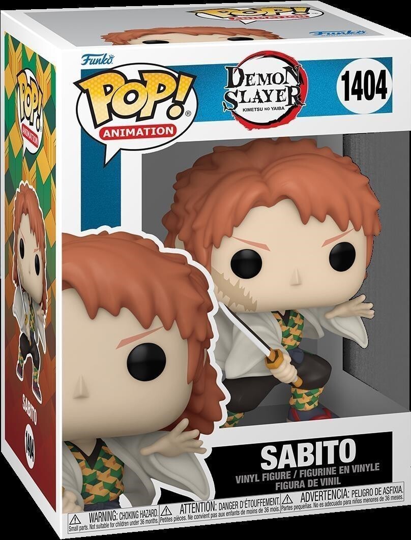 Demon Slayer: Funko Pop! Animation - Sabito (No Mask) (Vinyl Figure 1404) -