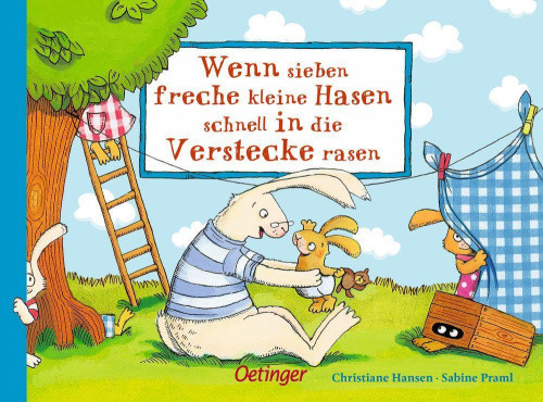 Wenn sieben freche kleine Hasen schnell in die Verstecke rasen [German]