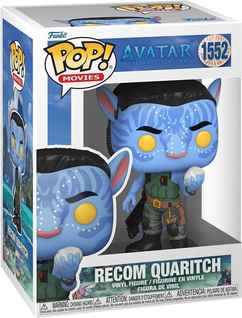 Avatar The Way Of Water: Funko Pop! Movies Icons - Recom Quaritch (Vinyl Figure