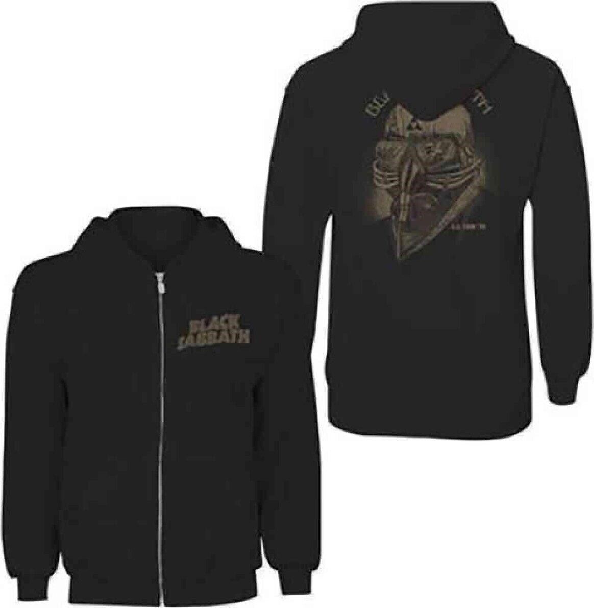 Black Sabbath: Tour 1978 Zipped (Back Print) (Felpa Con Cappuccio Donna Tg. XS)