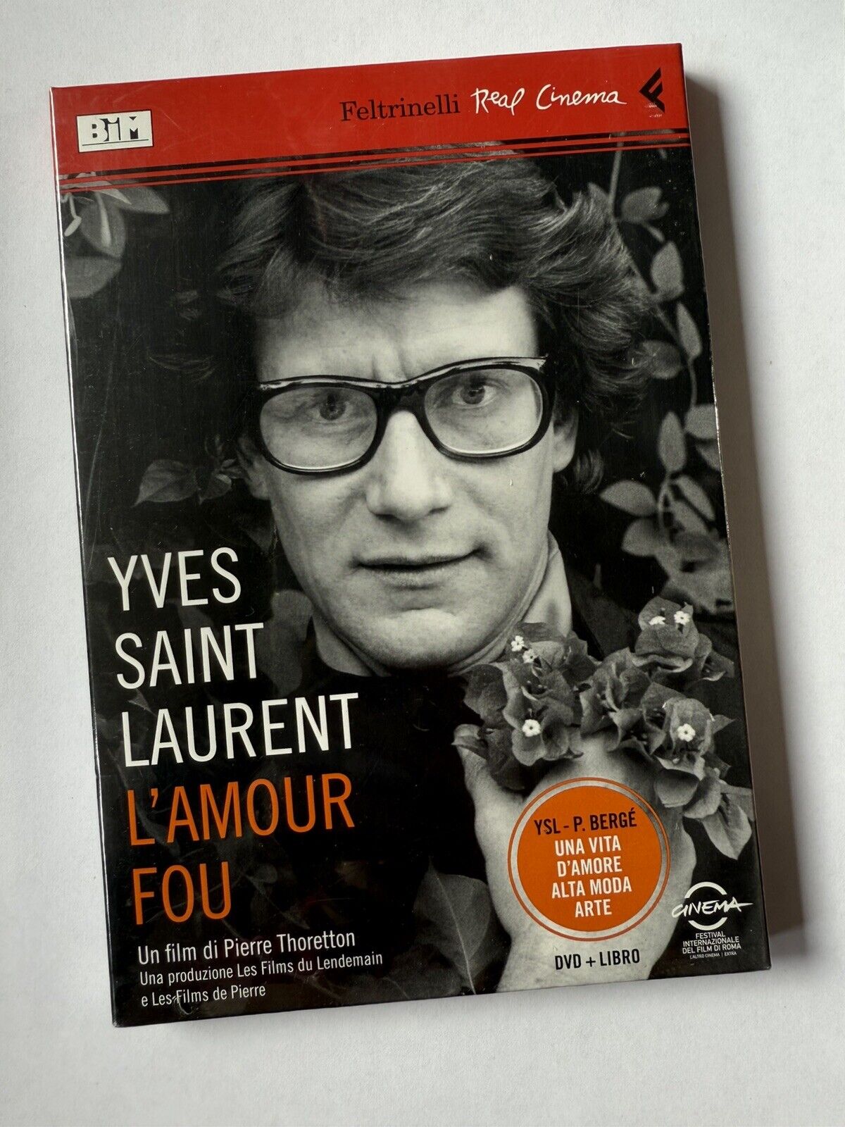 Pierre Thoretton YVES SAINT LAURENT L'AMOUR FOU DVD + LIBRO (2010) SIGILLATO