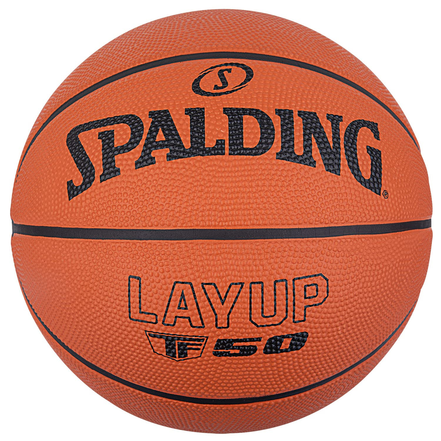 Basketball Ball Spalding Layup Tf-50 Multicolour 5 Natural Rubber NUOVO