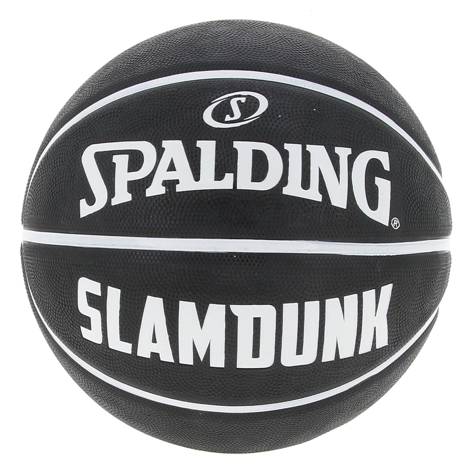 Basketball Ball Spalding Slam Dunk Black (Size 7) NUOVO