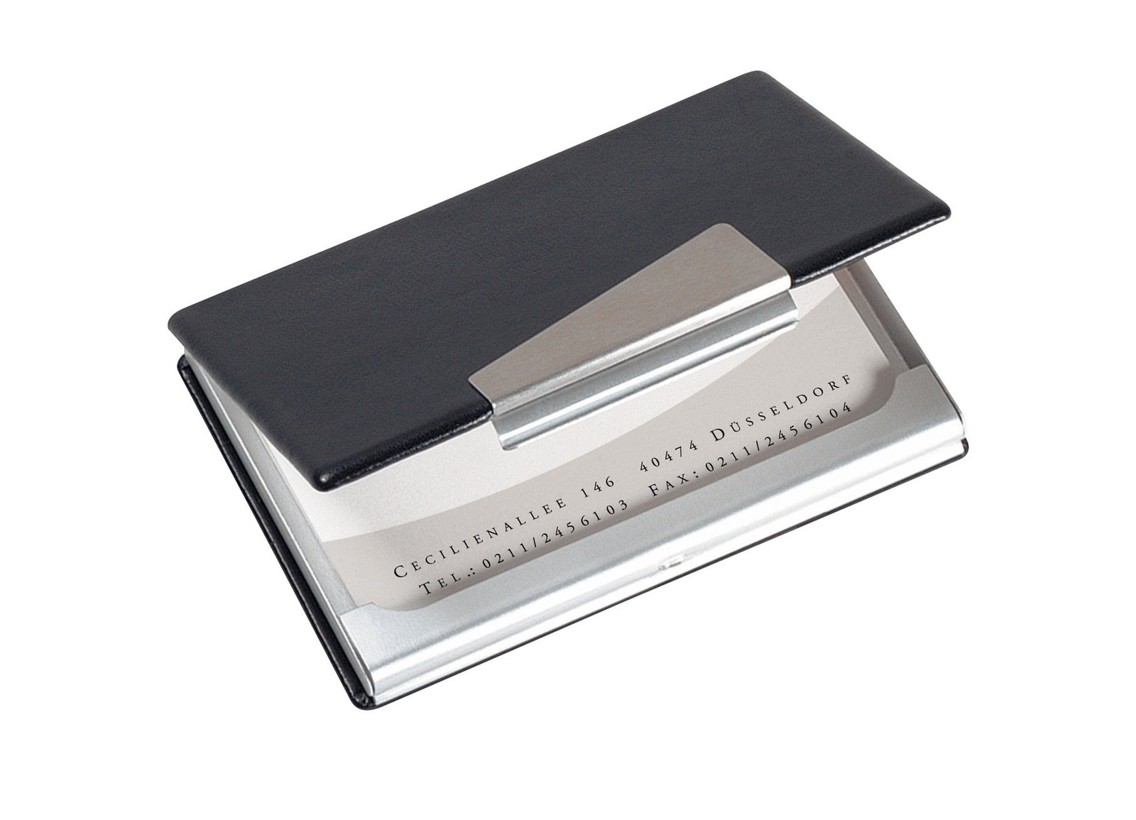 Sigel Visitenkarten-Etui-Alu,9,0x5,8 NUOVO