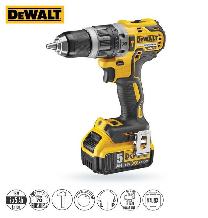 DeWalt DCD796P2-QW Trapano avvitatore a percussion. Mod. DCD796P2-QW EAN 5035048