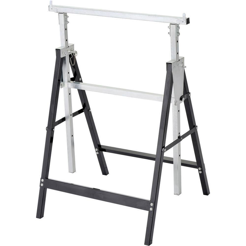 TOOLCRAFT 200 kg 1399645 Cavalletto Pieghevole, Regolabile in altezza 200 kg (L