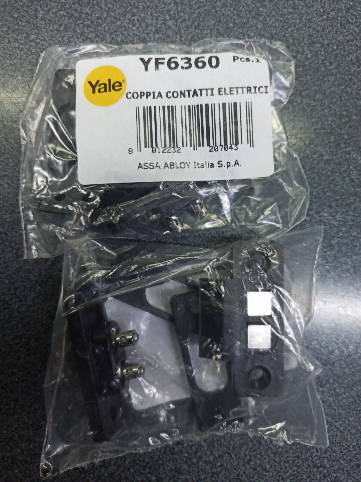 YALE COPPIA CONTATTI ELETTRICI PER ELETTROSERRATURA  YF6360