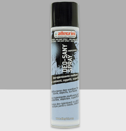 Deo igienizzante multiuso per ambienti, oggetti e superfici 400 ml - Allegrini