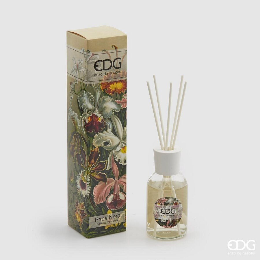 Edg Profumatore Ambienti  A Bastoncini Con Rami 100Ml Pepe Nero