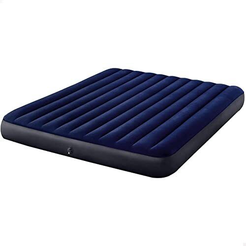 Intex 64755 Materasso Classic Downy King Con Tecnologia Fiber Tech, ?Blu, 183 x