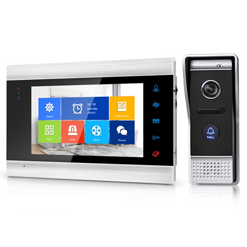 Tuya Videocitofono Smart WiFi Kit con Fotocamera e Monitor Interno Alexa Google