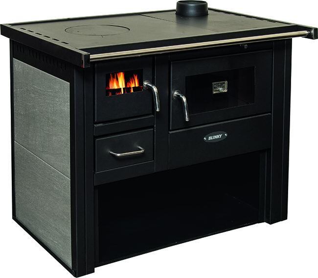 CUCINA BLINKY A LEGNA CON FORNO PATTY PORTA VETRO TORTORA