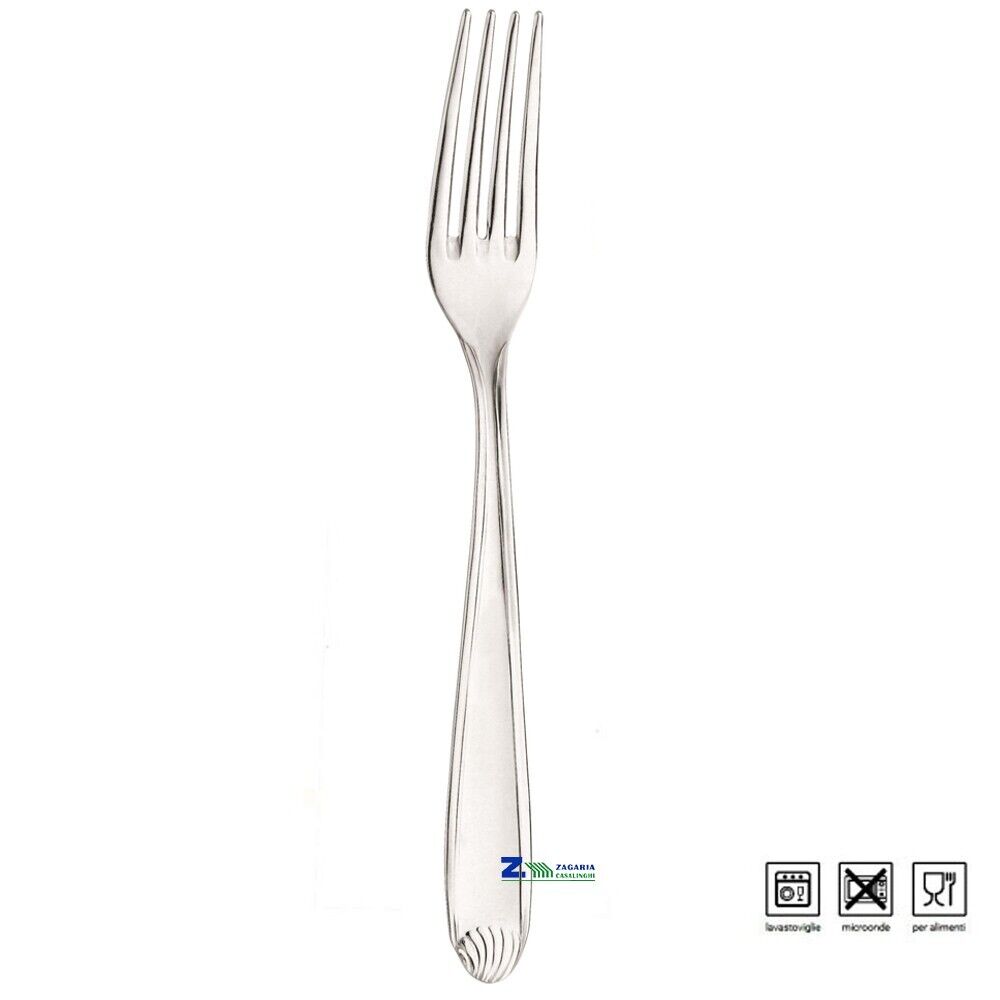 FORCHETTA TAVOLA FLAVIA IN ACCIAIO INOX FINITURA LUCIDA A SPECCHIO