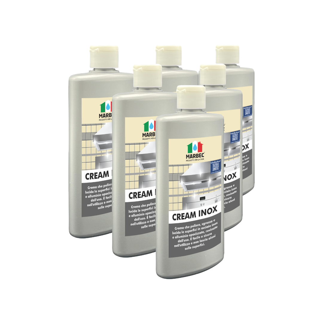 CREAM INOX - Crema concentrata specifica per acciaio inox e alluminio