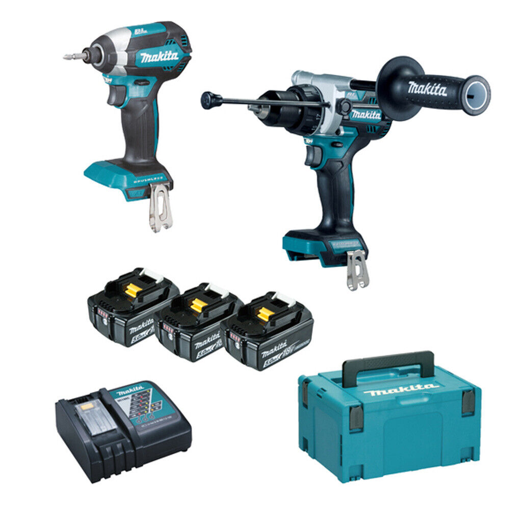 Makita DLX2418TJ Set avvitatori a batteria 18V Brushless a percussione e impulsi
