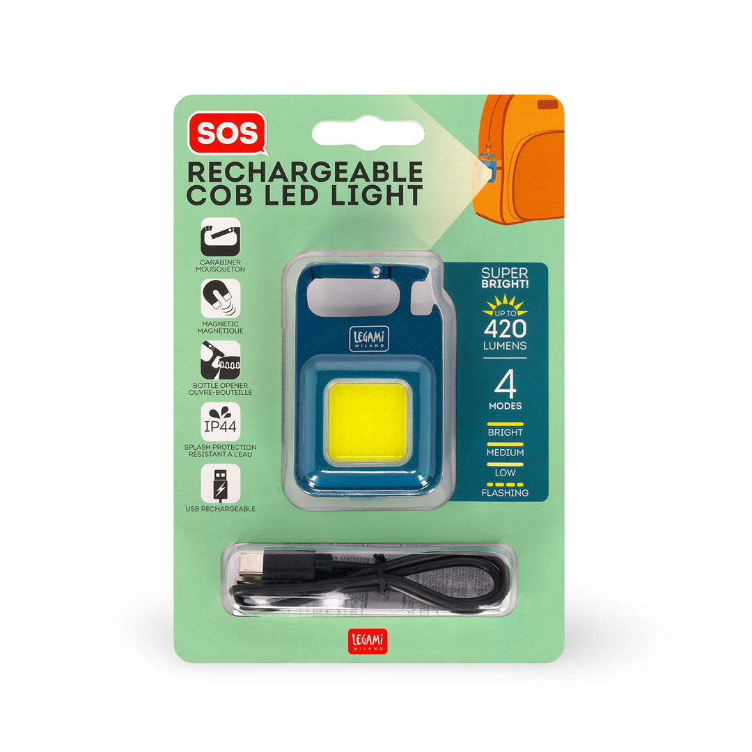 Rechargeable Cob Led Light Sos Rechargeable Cob Led Light | Legami Srl