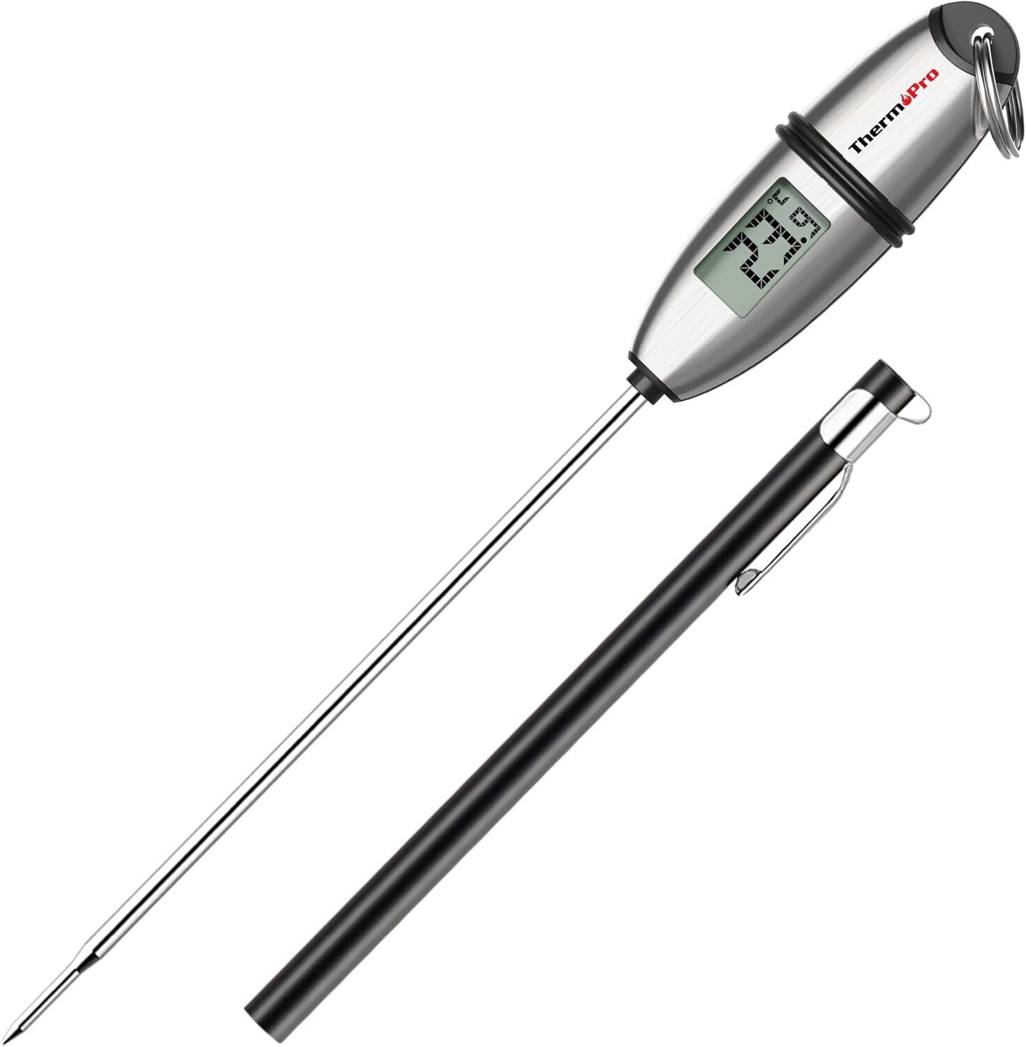ThermoPro TP02S Termometro da Cucina Digitale a Lettura Istantanea con 5.35"...