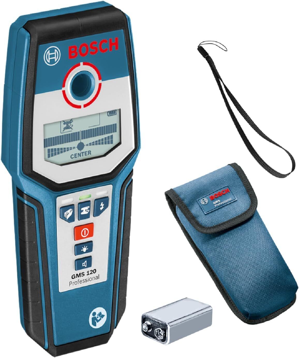 RILEVATORE ELETTRONICO METALLI CAVI ELETTRCI LEGNO GMC 120 Bosch