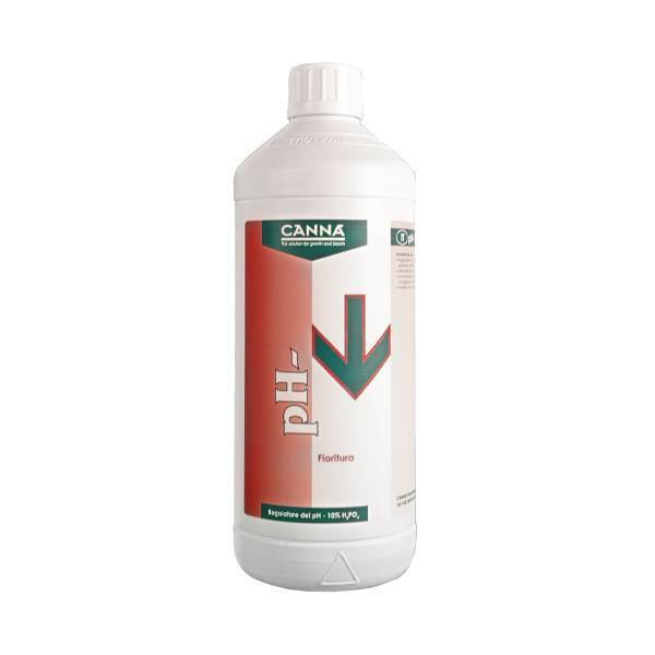 soluzione per abbassare diminuire il ph nella coltura idroponica canna ph - 1 L