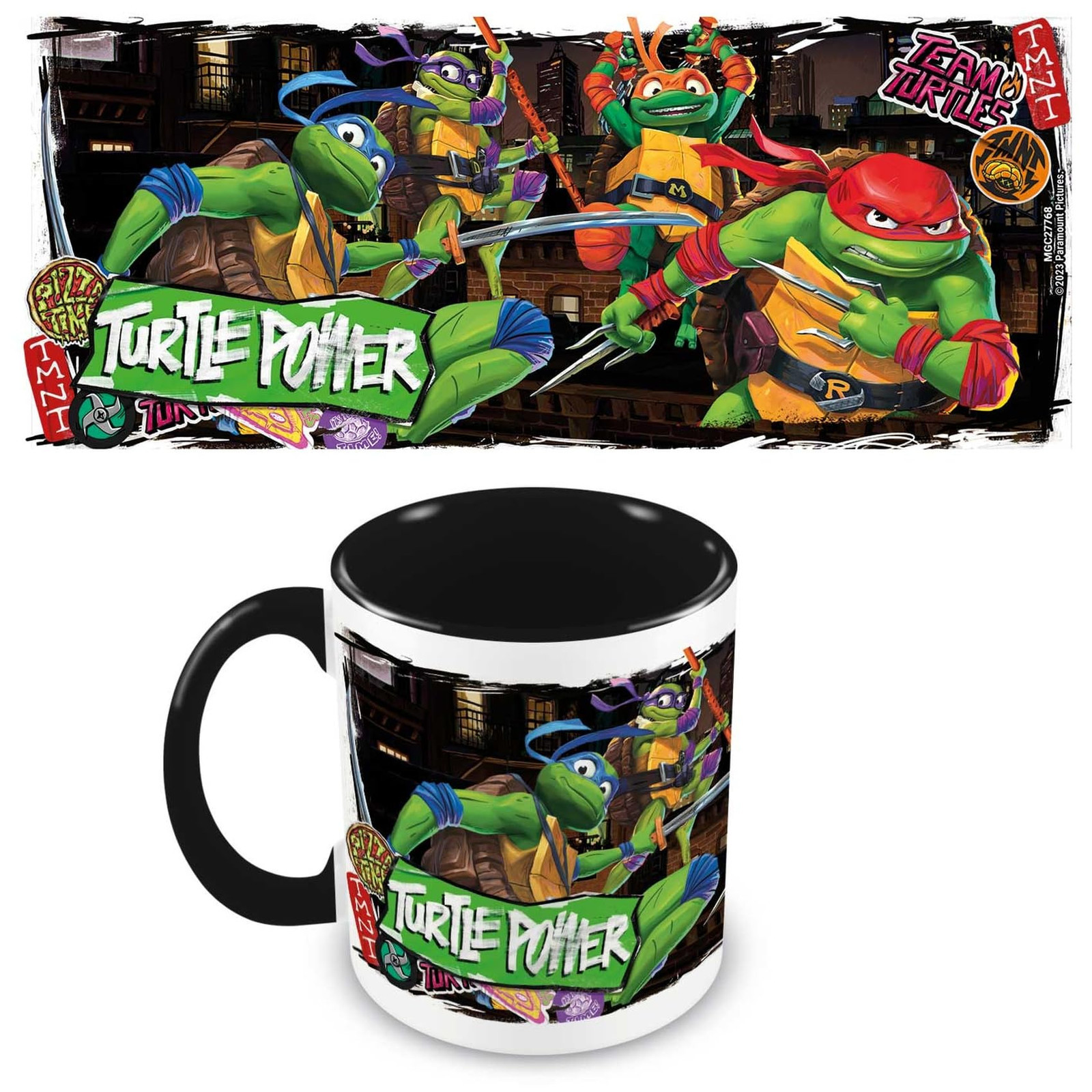 Pyramid International Teenage Mutant Ninja Turtles Tazza da caffè (Turtle Power