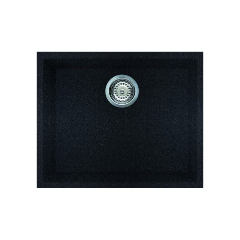 Lavello Elleci Incasso Sottotop Quadra 1 Vasca LKQ10586BSONA 54x44 Nero