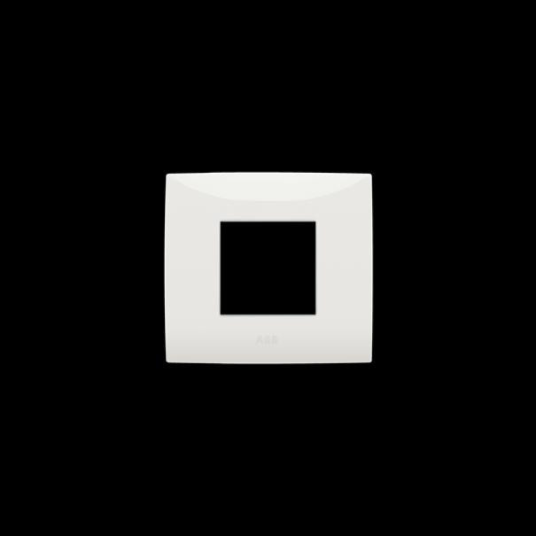 Placca 2 moduli colore bianco Abb Chiara 2CSK0201CH