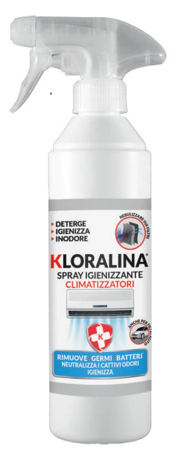 KLORALINA SPRAY IGIENIZZANTE CLIMATIZZATORI 500 ML