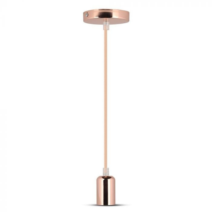 V-TAC VT-7448 Lampadario led E27 Portalampada in alluminio cromato a specchio co