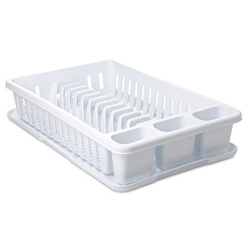 Tatay Escurreplatos Rectangular con bandeja plástico polipropileno Libre de bpa,