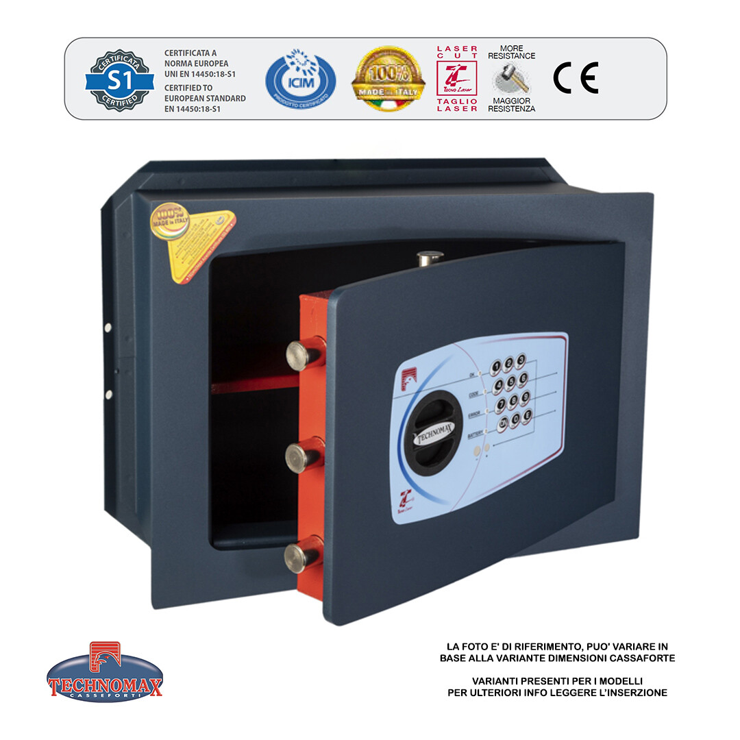 CASSAFORTE GT/7 H.480xL.420xP.280 CON COMBINAZIONE ELETTRONICA DIGITALE TECHN...