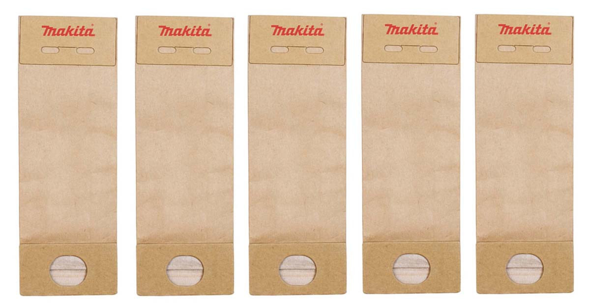 Sacchetto di carta da 5 pz 193712-3 Makita per levigatrice